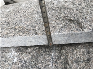 China Brown Granite Split Face Mushroom Stone Cladding