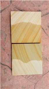 Gold Wooden Vein Sandstone Slabs, Sandstone Tiles
