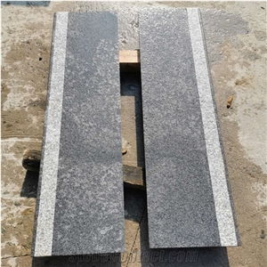 Grey Tread G654, Contrasting Nosing Stone Stairs
