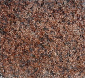 Indian Red Granite Tiles Ruby Red Flamed Cut To Size
