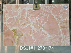 Pink Onyx Factory Supply Slabs