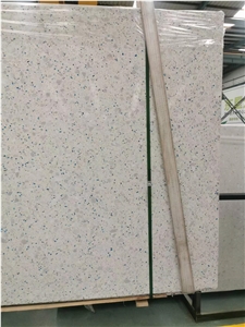 Chanel White Color Artificial Stone  Terrazzo Slabs