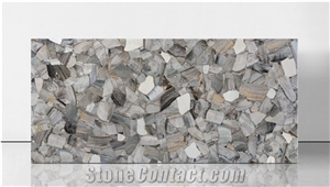 Jasper Grey Gemstone Slabs, Semiprecious Stone Slabs