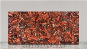 Jasper Palissandro Gemstone Slabs, Semiprecious Stone Slabs