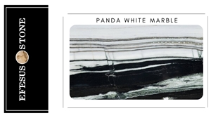 China Panda White Marble Stone
