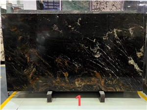 Brazil Black Thunder Granite Slab In China Stone Market