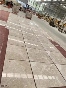 Dora Cloud Grey Marble Stone Polished Floor Tiles