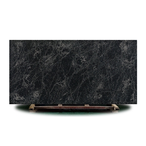 Black Calacatta Quartz With White Quartz