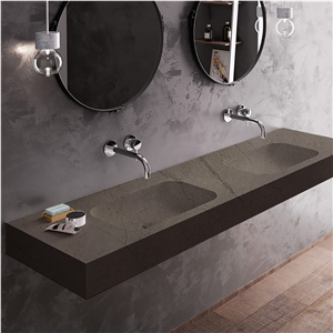 Calacatta 5036 Quartz Vanity Top Undermounted Sink