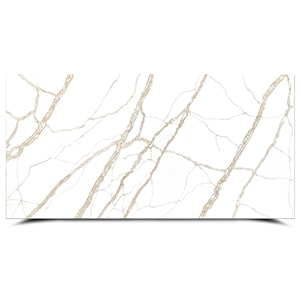 Goldtop Hot-Sell 5017 Calacatta Gold Artificial Quartz Slabs