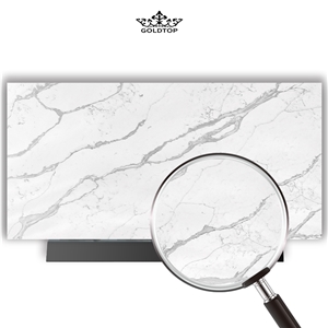 Goldtop OEM/ODM 5006 Calcacatta White Quartz Vanity Tops