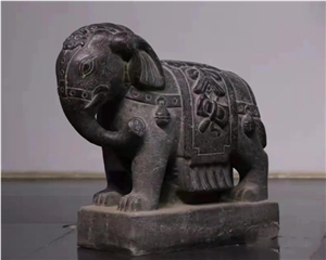 Hand Carved Stone Animal Elephant Statue Stone Sculpture