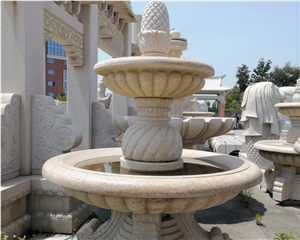 Outdoor Garden Marble Natural Stone Water Fountain