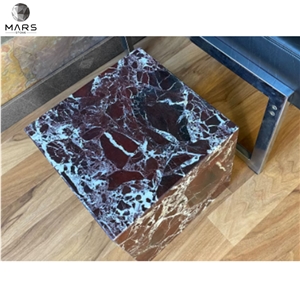 Marble Plinth Stone Coffee Side Table For Villa Home