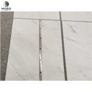 Natural Cararra White Marble Stone Tiles For Stairs Step