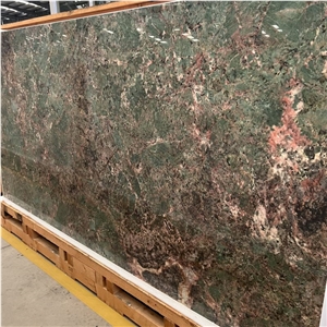 Amazon Green Look Sintered Stone Slabs For Home Wall Tiles