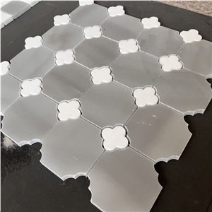 Best Selling Grey Marble Mosaic Tile For Interior Wall Decor