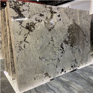 Brazil Pandora Granite Slabs White Crystal Stone Wall Tiles