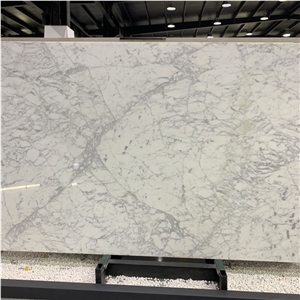 Customized Bianco Statuario Marble Slabs For Wall Tiles