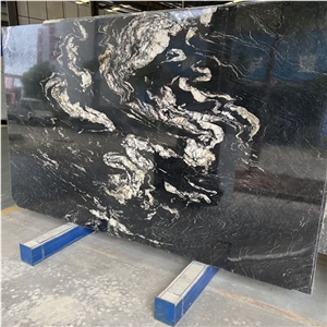Exotic Stone Titanium Granite Slab For Wall & Flooring Tiles