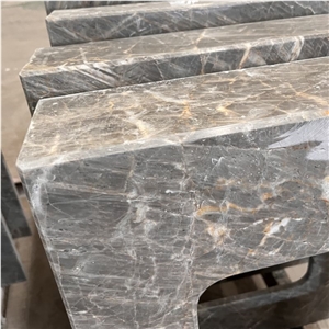 Factory Price Grey Marble Countertop For Bathrooms