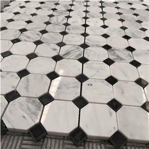 Good Quality Natural White Marble Mosaic Tiles For Walling