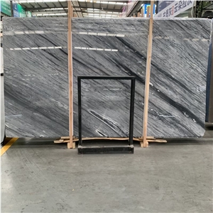 Italy 45 Degree Grey Marble Slabs For Wall And Floor Tiles