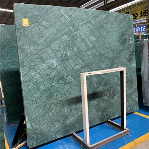 Natural Green Verde Alpi Marble Slab For Green Wall Covering