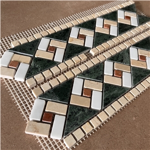 New Design Mosaic Border Line For Interior Hotel And Home Wall