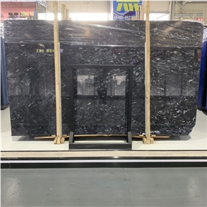 Polished Dream Black Marble Slabs For Wall And Floor Tiles