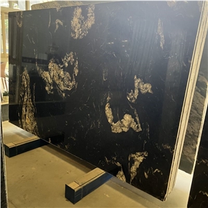 Polished Titanium Granite Slab&Tile For Home Interior Decor