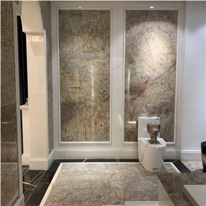 Versailles Gold Marble Tiles For Bathroom Wall & Floor Decor