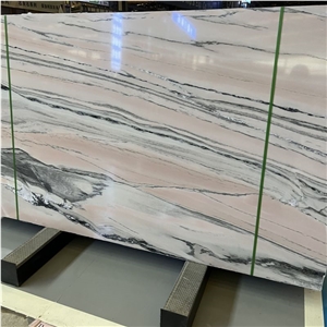 Wholesale Katni Pink Marble Tiles For Hotel Wall Project