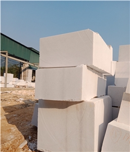 Hot Offer White Crystal Marble Block From Vietnam Stone