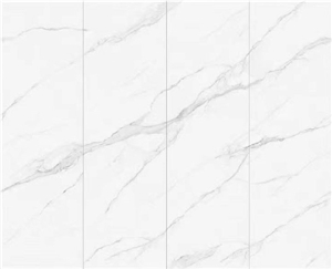 9Mm Victoria White Sintered Tiles For Flooring Decoration