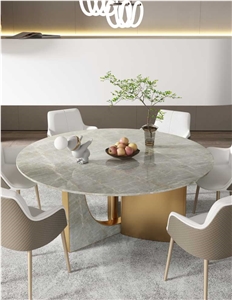 Chinese Rankin Grey Marble Table Top