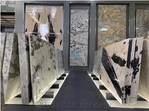 Brazil Patagonia Quartzite Slabs For Luxury Decoration