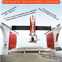 SCHIND BIG BRO 3520 Vertical And Horizontal Bridge Cutting Machine For Small Blocks