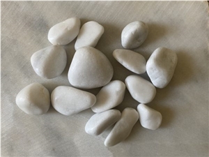 White Dolomite Tumbled Pebbles