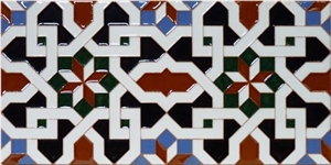 Alhambra Series- Hand Painted Mural