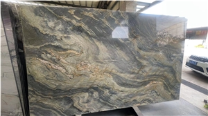 Blue Fusion Quartzite Slabs For High End Project