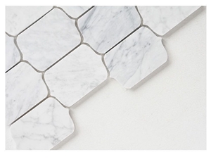 Bianco Carrara Marble Mosaic Tiles