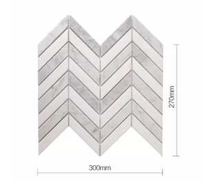 Chevron Marble Mosaic Wall Tiles Mosaic Tiles