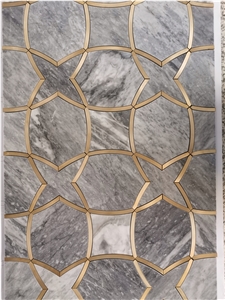 Waterjet Marble Mosaics For Decoration Mosaic Tiles