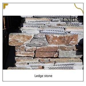 UNION DECO Quartzite Exterior Decorative Wall Stacked Stone