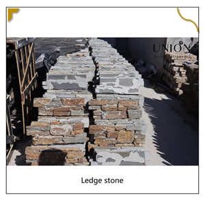UNION DECO Rusty Quartzite Ledger Panel Natural Split Stone