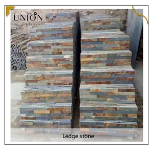 UNION DECO Slate Stacked Stone Wall Culture Stone Veneer