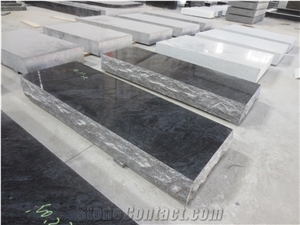 Bahama Blue Granite Cemetery Loss Marker
