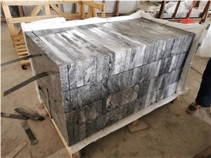 Nero Santiago Granite Chiseled Tiles Deck Pavers For Outdoor Pool