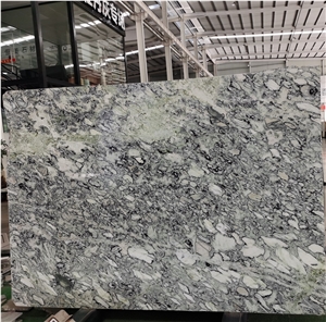 New White Beauty Green Marble Slabs